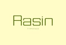 Rasin Font Poster 1