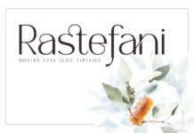 Rastefani Font Poster 1