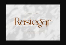 Rastegar Font Poster 1