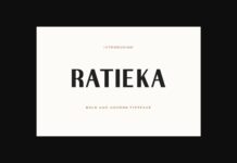 Ratieka Font Poster 1