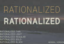 Rationalized Font Poster 1