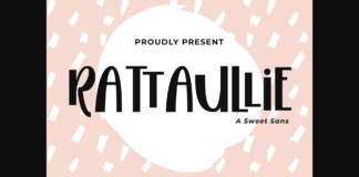 Rattaullie Font Poster 1