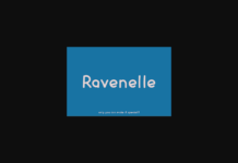 Ravenelle Font Poster 1