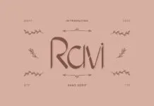 Ravi Font Ravi Font Poster 1