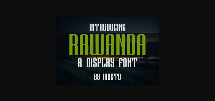 Rawanda Font Poster 3