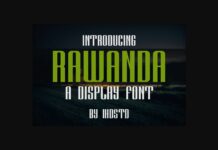 Rawanda Font Poster 1