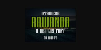 Rawanda Font Poster 1