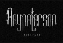 Ray Paterson Font Poster 1