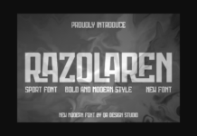 Razolaren Font Poster 1