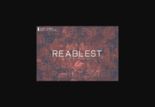 Reablest Font Poster 1