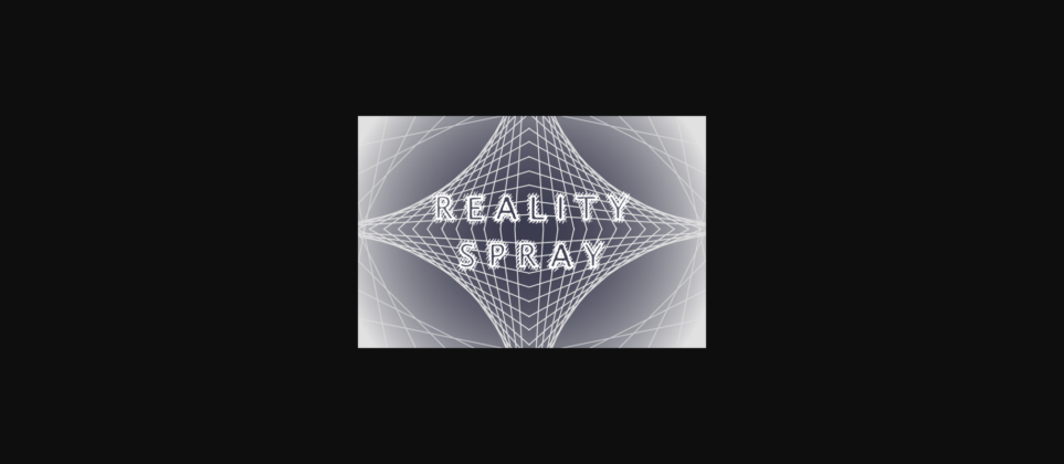 Reality Spray Font Poster 3