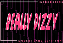 Really Dizzy Font Poster 1