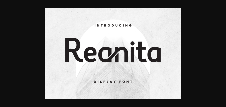 Reanita Font Poster 3