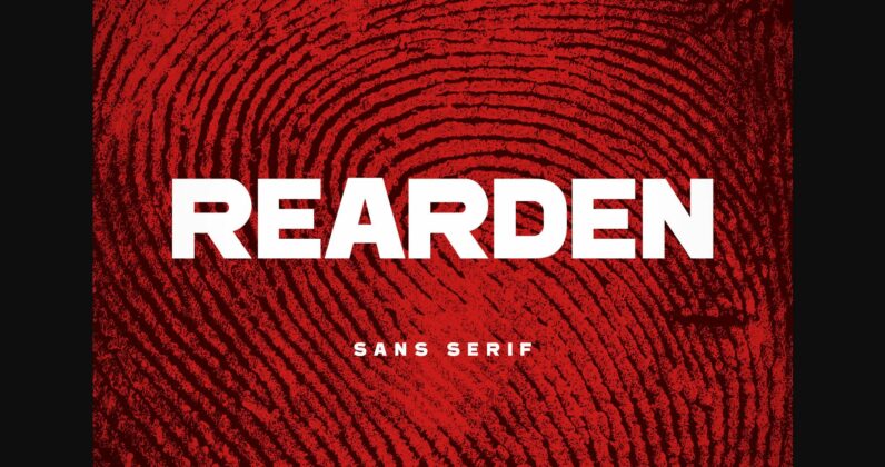 Rearden Font Poster 3