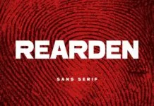 Rearden Font Rearden Font Poster 1