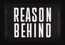 Reason Behind Font Poster 1