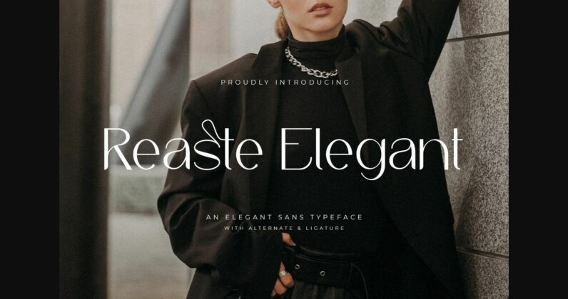 Reaste Elegant Font Poster 3