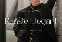 Reaste Elegant Font Poster 1