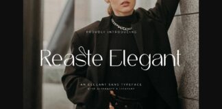 Reaste Elegant Font Poster 1