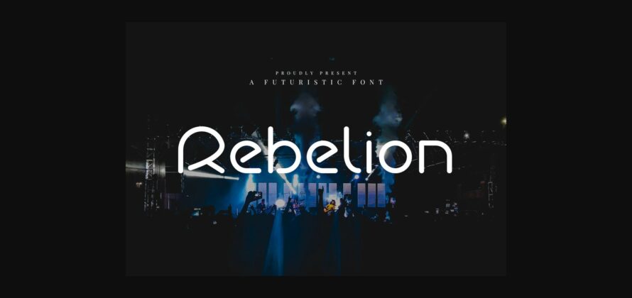 Rebelion Font Poster 3