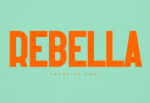 Rebella Font Poster 1