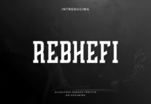 Rebhefi Font Poster 1