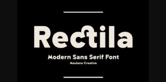 Rectila Font Poster 1