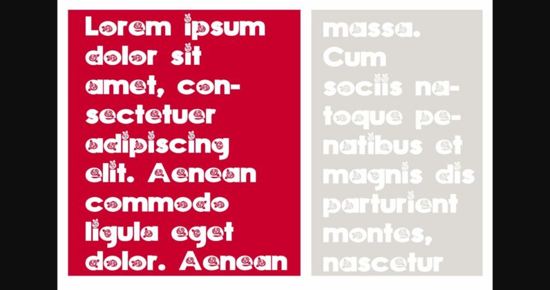 Red Rosies Font Poster 6