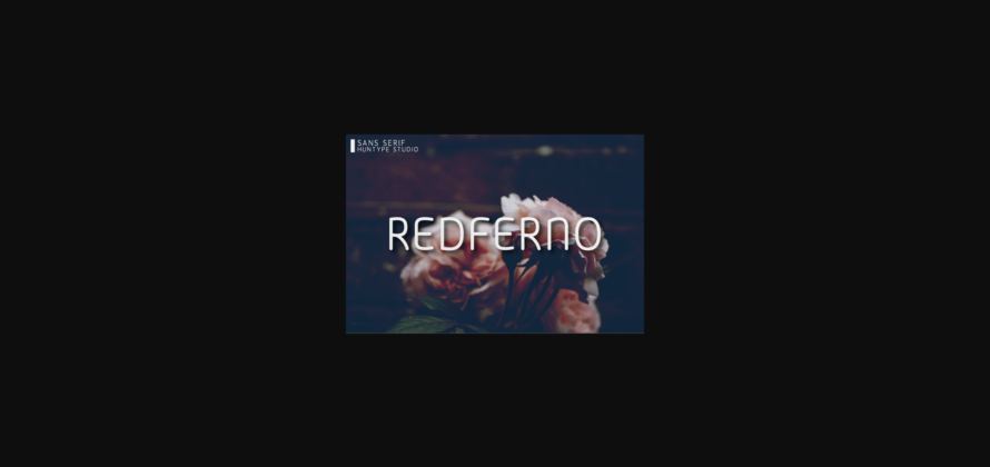 Redferno Font Poster 3