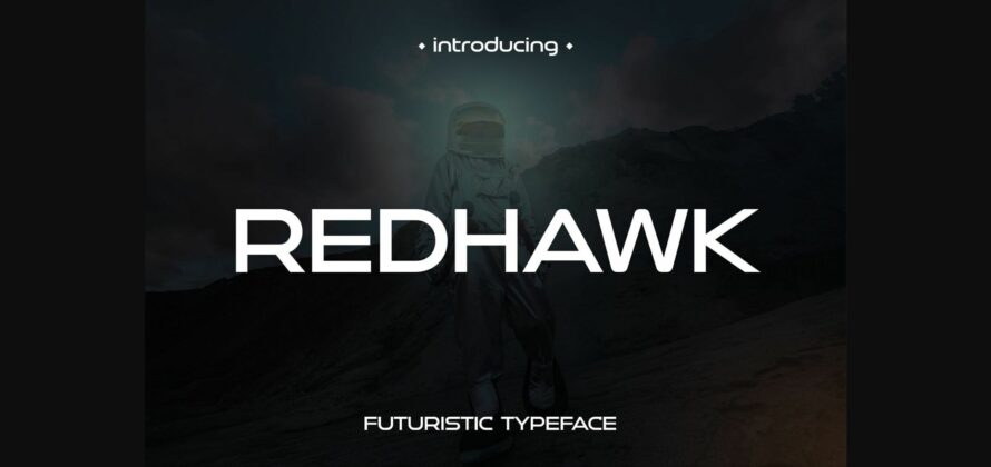 Redhawk Font Poster 3