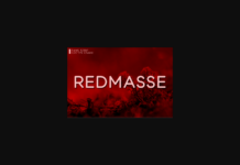 Redmasse Font Poster 1