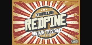 Redpine Font Poster 1