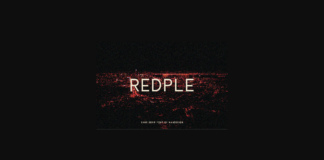 Redple Font Poster 1