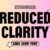 Reduced Clarity Font