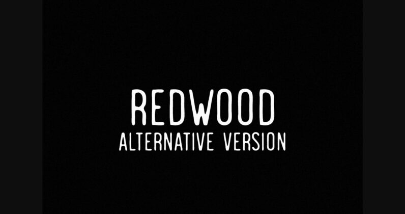 Redwood Alternative Font Poster 3