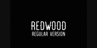 Redwood Regular Font Poster 1