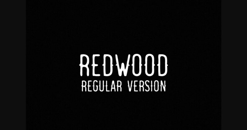 Redwood Regular Font Poster 1