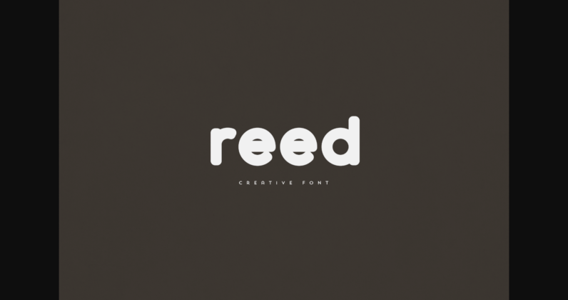 Reed Font Poster 3