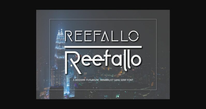 Reefallo Font Poster 3