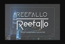 Reefallo Font Poster 1