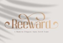 Reeward Font Poster 1
