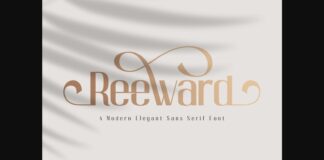 Reeward Font Poster 1