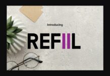 Refiil Font Poster 1