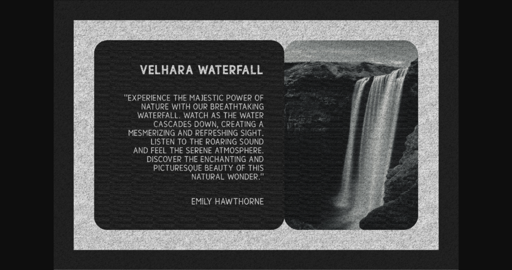 Reflective Font Poster 7