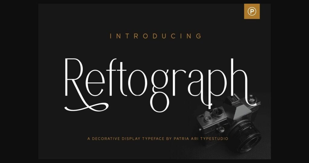 Reftograph Font Poster 3