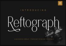 Reftograph Font Poster 1