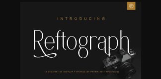 Reftograph Font Poster 1
