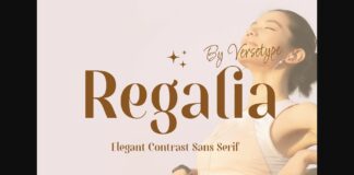 Regalia Font Poster 1