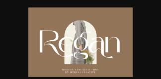 Regan Font Poster 1