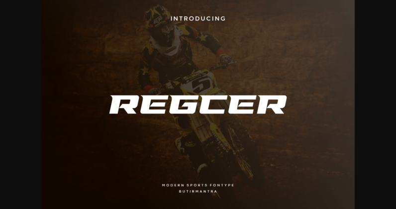 Regcer Font Poster 1